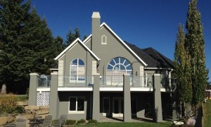 residential stucco home